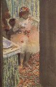 Edgar Degas Dancer at the dressing room oil painting on canvas